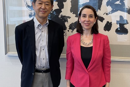 Среща на посланик Мариета Арабаджиева с г-н Шиничи Китаока, президент на Японската агенция за международно сътрудничество 